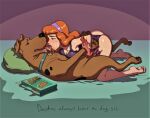 ass beastiality bra breasts daphne_blake erect_penis handjob panties scooby scooby-doo scooby_snacks thighs