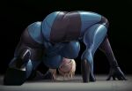 1girl 2020 all_fours alternate_breast_size arms_behind_back ass big_breasts blonde_hair blue_eyes bodysuit cleavage clothed_female dat_ass dated devil_hs eye_contact female_focus female_only high_heel_boots high_heels high_res high_resolution huge_breasts jill_valentine long_hair looking_at_viewer mature mature_female open_legs resident_evil resident_evil_5 signature skin_tight solo_female solo_focus suggestive text thick_thighs video_game_character video_game_franchise watermark white_skin wide_hips