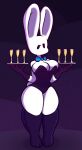 anthro bowtie bunny_ears bunny_girl bunnysuit champagne champagne_flute champagne_glass furry gloves large_breasts leotard rabbit serving_tray tray wide_hips