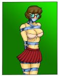 bound bra glasses mini_skirt scooby-doo velma_dinkley