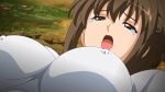 1girl animated big_breasts bounce bouncing_breasts breasts brown_hair clothed_sex erect_nipples gif gym_uniform helter_skelter helter_skelter_~hakudaku_no_mura~ kagami_sayoko moaning nipples rape sex tears yellow_eyes