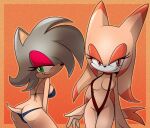  bella_the_hedgehog bikini female_only g-string nancher sega sexy_pose sling_bikini sonic_(series) sonic_*(series) sonic_oc sonic_the_hedgehog_(series) string_bikini tibleam_the_kimera yuri 