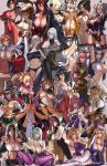 6+girls abs alcohol angel_(kof) annotated asuka_(senran_kagura) bare_shoulders bat_print beer beer_mug big_breasts bikini blazblue blonde_hair bonne_jenet breasts brown_hair busujima_saeko caster_(fate/extra) choker cleavage collage colored corset crossover detached_sleeves disgaea dress erect_nipples eu03 fatal_fury fate/extra fate_(series) final_fantasy final_fantasy_vii forehead_jewel goggles goggles_on_head green_hair highschool_of_the_dead huge_breasts idolmaster iroha_(samurai_spirits) justice_gakuen king_of_fighters kongiku koyori leaning_forward long_hair mahou_shoujo_madoka_magica makai_senki_disgaea_2 makoto_nanaya maou_(maoyuu) maoyuu_maou_yuusha mark_of_the_wolves megurine_luka minazuki_kyouko miura_azusa momiji_(ninja_gaiden) morrigan_aensland multiple_crossover multiple_girls namco_x_capcom ninja_gaiden ninja_gaiden:_dragon_sword no_bra oboro_muramasa original pantyhose patterned_legwear pink_hair pokemon pokemon_(game) print_legwear red_hair ribbed_sweater rozalin sagging_breasts samurai_spirits saya_(namco_x_capcom) scarf selvaria_bles sengoku_ace sengoku_blade senjou_no_valkyria senjou_no_valkyria_1 senran_kagura senran_kagura_(series) shirona_(pokemon) short_hair side-tie_bikini sideboob silver_hair skindentation soul_calibur squatting strapless_dress striped striped_legwear sweater sweater_vest swimsuit swimsuit_under_clothes taki_(soulcalibur) taneshima_popura tengen_toppa_gurren-lagann thighhighs tifa_lockhart tomoe_mami torn_clothes touhou trait_connection turtleneck underboob valkyria_chronicles valkyria_chronicles_1 vampire_(game) vertical-striped_legwear vertical_stripes vocaloid working!! yakumo_yukari yoko_littner yomako