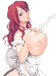 breasts cum huge_breasts mitsuru_kirijo nipples persona persona_3 tagme