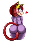 ass looking_back polly_esther red_hair samurai_pizza_cats smile sssonic2