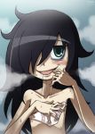  1girl hellahellastyle it&#039;s_not_my_fault_i&#039;m_not_popular kuroki_tomoko panties shiny shiny_skin solo watashi_ga_motenai_no_wa_dou_kangaetemo_omaera_ga_warui! 