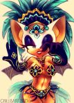 rouge the bat from sega by chillisart