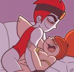 breasts couch crossover jack_spicer nipples powerpuff_girls princess_morbucks pussy sex xiaolin_showdown