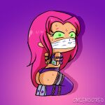 bondage chibi dat_ass dc_comics dc_comics koriand'r oncensored rope_bondage starfire tagme teen_titans teen_titans_go