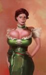 gigantic_ass gigantic_breasts green_eyes hourglass_figure maggie milf orange_hair original_character sexy sexy_ass sexy_body sexy_breasts