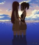 2girls akizuki_maria babe female hair multiple_girls shin_sekai_yori watanabe_saki yuri