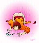  ass glasses neptune_(artist) scooby-doo skirt socks top-down_bottom-up velma_dinkley 