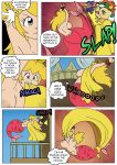  blonde_hair bowser breasts comic mermaid nintendo peach&#039;s_tail_of_escape princess_peach super_mario_bros. 