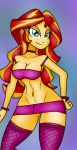 slutty sunset shimmer from equestria girls by reiduran
