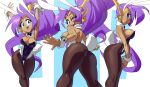 1girls bubble_ass bubble_butt bunny_ears bunnysuit coolerinker earrings huge_breasts inker_comics inkershike leotard long_hair low-angle_view medium_breasts ponytail purple_hair shantae shantae_(character) tagme thick_thighs thong thong_leotard wide_hips wide_thighs