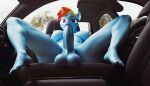 ai_generated autofellatio car exhibitionism my_little_pony my_little_pony:_friendship_is_magic rainbow_dash