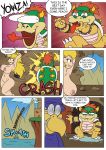  blonde_hair bowser breasts comic magic nintendo peach&#039;s_tail_of_escape princess_peach super_mario_bros. 