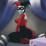 batman:_the_animated_series batman_(series) big_ass big_ass blue_eyes bubble_ass bubble_butt coolerinker dc_comics dc_comics harley_quinn harley_quinn_(classic) inker_comics inkershike large_ass large_butt looking_at_viewer medium_breasts thick_thighs wide_hips wide_thighs