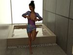  breasts mescalino solo_female tub yukata 