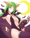 1girl 1girl 1girl alluring alternate_costume big_breasts cleavage female_only halloween halloween_dress holding_spell_book kid_icarus nintendo palutena tagme truejekart