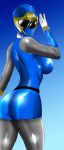 alluring big_ass big_breasts breasts hurricane_blue looking_back nanami_nono ninja ninpuu_sentai_hurricaneger nono_nanami power_rangers power_rangers_ninja_storm queen-vegeta69 queen_vegeta_69 sexy_pose solo super_sentai tori_hanson