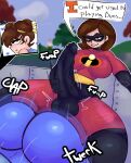  1futa 2girls balls big_ass big_balls big_breasts big_penis bodysuit breasts capcom chun-li chun-li_(fortnite) clapping_cheeks clothed clothing crossover elastigirl erection erection_under_clothes fortnite fully_clothed futa_focus futanari futanari_on_female helen_parr high_res huge_ass huge_cock human jiggling_ass light-skinned_female light-skinned_futanari light_skin masturbation masturbation_through_clothing penis pixar poodleskapoodle street_fighter the_incredibles twerking veiny_penis 