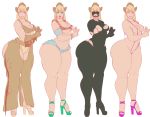 applejack ballgag bimbo blindfold breasts curvy daisy_dukes dat_ass friendship_is_magic gag humanized latex my_little_pony nudity sling_bikini sundown wide_hips