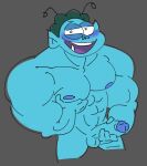  1boy abs blue_penis blue_skin cartoon_network male male_only muscular muscular_male ok_k.o.!_let&#039;s_be_heroes pecs posduroo radicles_(ok_k.o.!) 