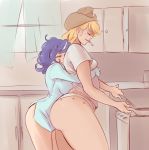 2girls applejack cigarette female female_only friendship_is_magic hug_from_behind hugging humanized my_little_pony panties rarity shipping smoking sundown yuri