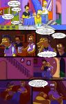  arabatos comic darren&#039;s_adventure darren_(arabatos) homer_simpson marge_simpson masturbation moe_szyslak penis salem89_(artist) the_simpsons yaoi yellow_skin 