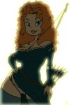 blue_eyes bow brave disney dress merida panties princess_merida red_hair tagme transparent_background