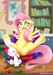  angel_(mlp) angel_bunny bbmbbf carrot cutie_mark equestria_untamed equine female_pegasus feral fluttershy fluttershy_(mlp) friendship_is_magic lagomorph my_little_pony palcomix pegasus pussy rabbit spread_legs vaginal vaginal_insertion vegetable vegetable_dildo wings 