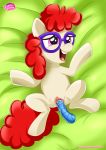 1girl bbmbbf bed dildo dildo_in_vagina earth_pony equestria_girls equestria_untamed equine female feral friendship_is_magic glasses my_little_pony palcomix pony pussy pussy_juice pussy_juice_on_dildo twist twist_(mlp) vaginal vaginal_insertion