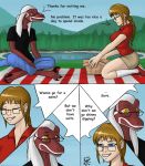 a_day_at_the_lake comic interspecies ldr_(artist) scalie