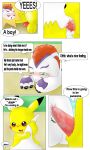 comic crossover curby digimon gomamon pikachu pokemon