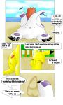 comic crossover curby digimon gomamon pikachu pokemon