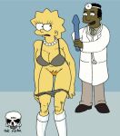 julius_hibbert lisa_simpson the_fear the_simpsons yellow_skin