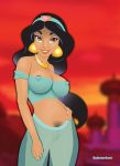  aladdin_(series) alluring disney listenertom princess_jasmine see-through 