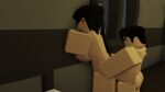  1boy 1girl 3d anus ass breasts doggy_position hyakuyen nude penis pussy roblox robloxian shotacon source_removed tagme vaginal 