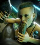 1boy 1girls 3d at_gunpoint big_breasts big_penis blue_eyes breasts cd_projekt_red cyberpunk_2077 dark-skinned_male dark_skin duo fellatio fellatio firearm gun hand_on_penis handjob huge_breasts huge_cock interracial light-skinned_female light_skin looking_at_partner male male/female male_penetrating male_penetrating_female nude nude_male older_female older_female_and_younger_male oral oral_penetration oral_sex penis penis r3xstone reverse_rape rogue_amendiares self_upload tagme veiny_penis weapon
