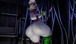 1girl 1girl 1girls 3d 3d_(artwork) artist_request ass big_ass five_nights_at_freddy's five_nights_at_freddy's:_security_breach five_nights_at_freddy's:_sister_location glamrock_chica_(fnaf) guitar realistic thick_thighs thighs unknown_artist