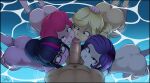 1boy 2020s 2022 4girls absurd_res adult_and_teenager age_difference all_fours applejack ass bare_ass blonde_hair blue_eyes blue_hair breasts colored_skin completely_nude completely_nude_female completely_nude_male cooperative_fellatio equestria_girls faceless faceless_male fellatio female female_focus friendship_is_magic frown glasses green_eyes group_sex hair_bun hand_on_another's_head hasbro hetero high_res long_hair looking_at_viewer male male/female mature_male multicolored_hair multiple_girls my_little_pony nude nude_female nude_male older older_female older_male older_man_and_teenage_girl oral partially_submerged pink_hair pink_skin pinkie_pie pov purple_eyes purple_skin rarity_(my_little_pony) sci-twi signature small_breasts smirk standing teamwork_(sexual) teen teenage_girl testicle testicle_sucking tunicorp twilight_sparkle water wet white_skin yellow_skin young_adult young_adult_female young_adult_woman