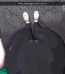  1girl 2026 2026s 2d clothed clothing copyright_request english_text female_only kace_(minsy_ren) pussy_bulge rasgado snapchat tagme text 