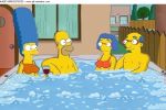  homer_simpson kirk_van_houten luann_van_houten marge_simpson the_simpsons yellow_skin 