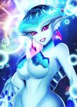  1girl 1girl 1girls alluring anthro big_breasts big_breasts big_breasts blue_body blue_skin breast_grab breasts breasts curvy curvy_body curvy_female curvy_figure female_only female_zora fish fish_girl fish_humanoid jassycoco nintendo ocarina_of_time princess_ruto purple_eyes purple_lips purple_lipstick shiny_skin solo_female the_legend_of_zelda zora 