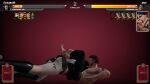 1girl 3d 3d_model ass_out big_breasts black_hair black_hair_female black_lipstick boots breasts breasts brown_hair brunette brunette_female clothed curvy_hips elf_ears elf_female elf_girl female_human fight fighter fighting_game game gameplay goth goth_girl hard_nipples naked_fighter_3d nakedfighter3d pale-skinned_female pale_skin red_eyes screenshot skirt skirt_up small_waist tattoo white_body white_skin
