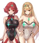 mythra (radiant beach) (xenoblade) from xenoblade (series) by hakusai (hksicabb)
