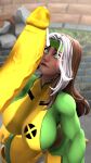 rogue (x-men) from marvel by bluewyvern