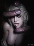  1girl 1girls 2025 3boys 3d alternate_eye_color areola ashley_graham ashley_graham_(ella_freya) biohazard black_nail_polish blonde_hair bloo3d breasts choke_hold completely_nude corrupted corruption front_view lipstick long_hair looking_at_viewer male medium_breasts medium_hair nail_polish nipples nude nude_female painted_nails penis penis_on_face penis_on_head red_eyes resident_evil resident_evil_4 resident_evil_4_remake simple_background solo_focus sticking_out_tongue sticking_tongue_out upper_body veins veiny_breasts virus 