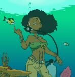 1girl female jbwarner86 kendra_(nineteen-ninety-something) nineteen-ninety-something solo tagme underwater